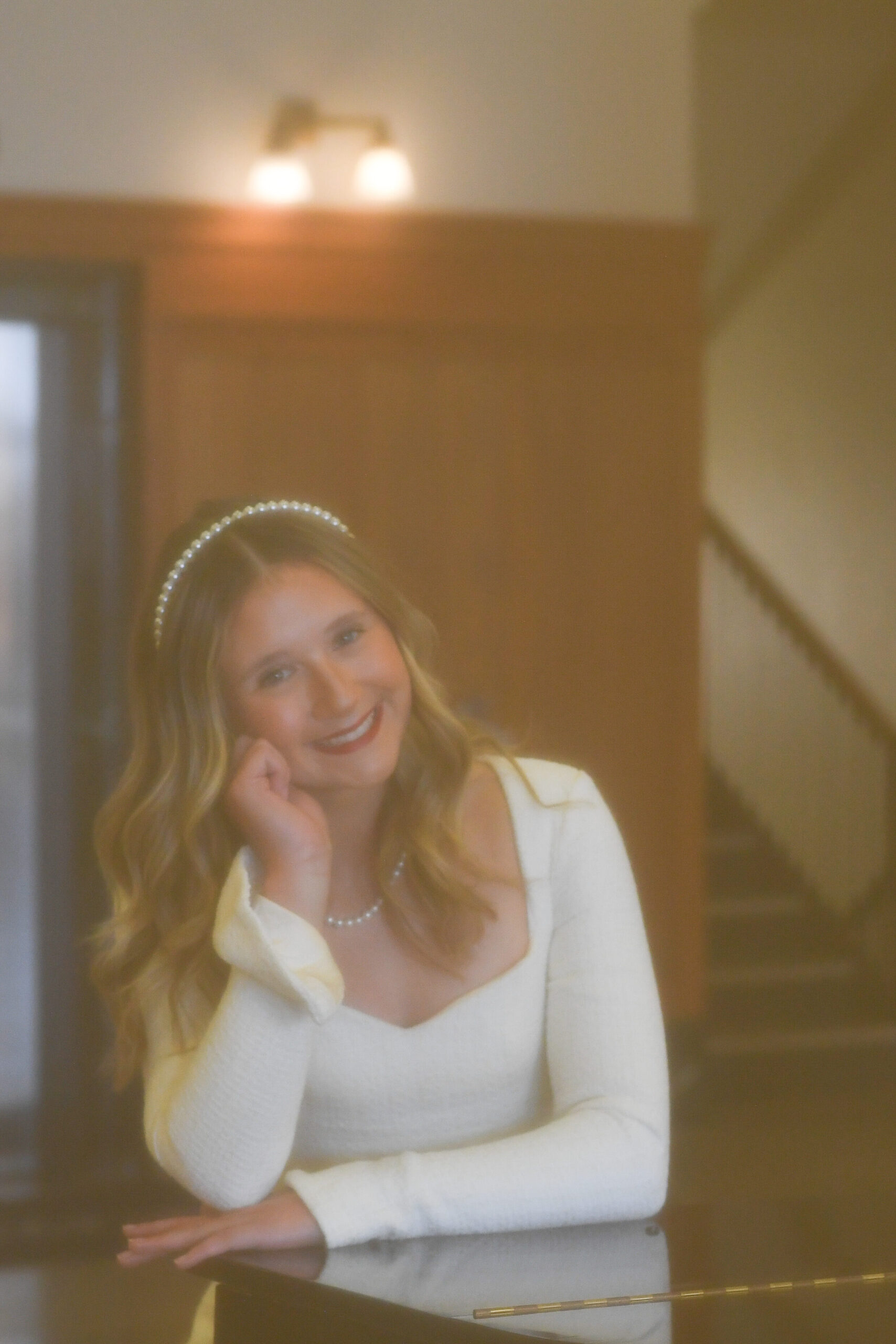 senior portraits old money at the crazy water hotel