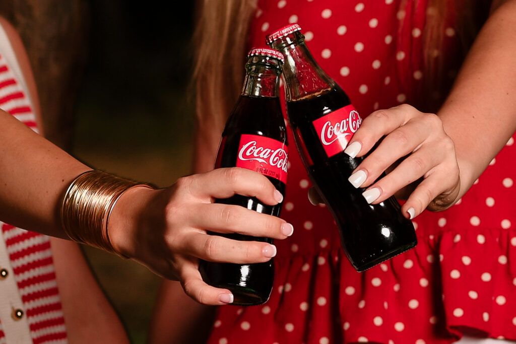 coca cola bottles senior session